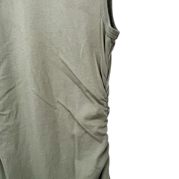 XiRENA Womens Pia Sleeveless Maxi Dress Size L Olive Sprig Cotton Casual Stretch - Picture 6 of 12